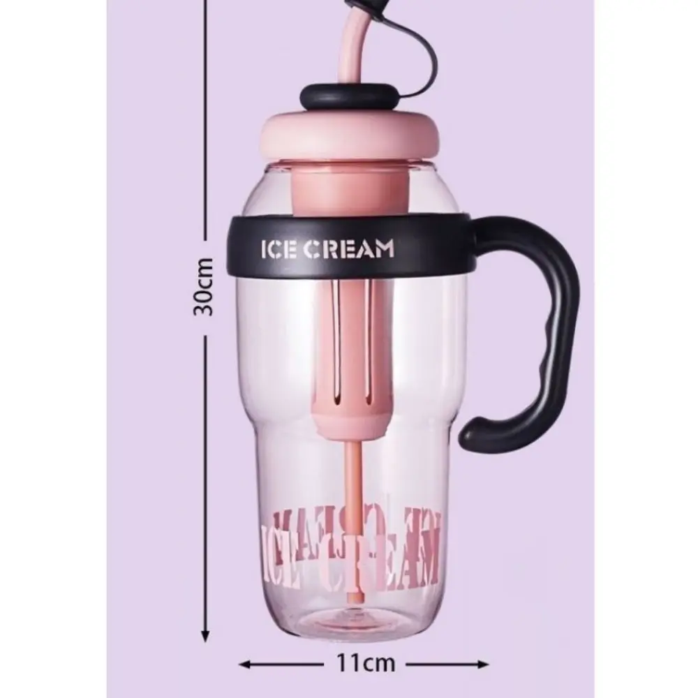 Чашка для чая с молоком и соломенной бутылкой воды ручкой ПК Красивая спортивная