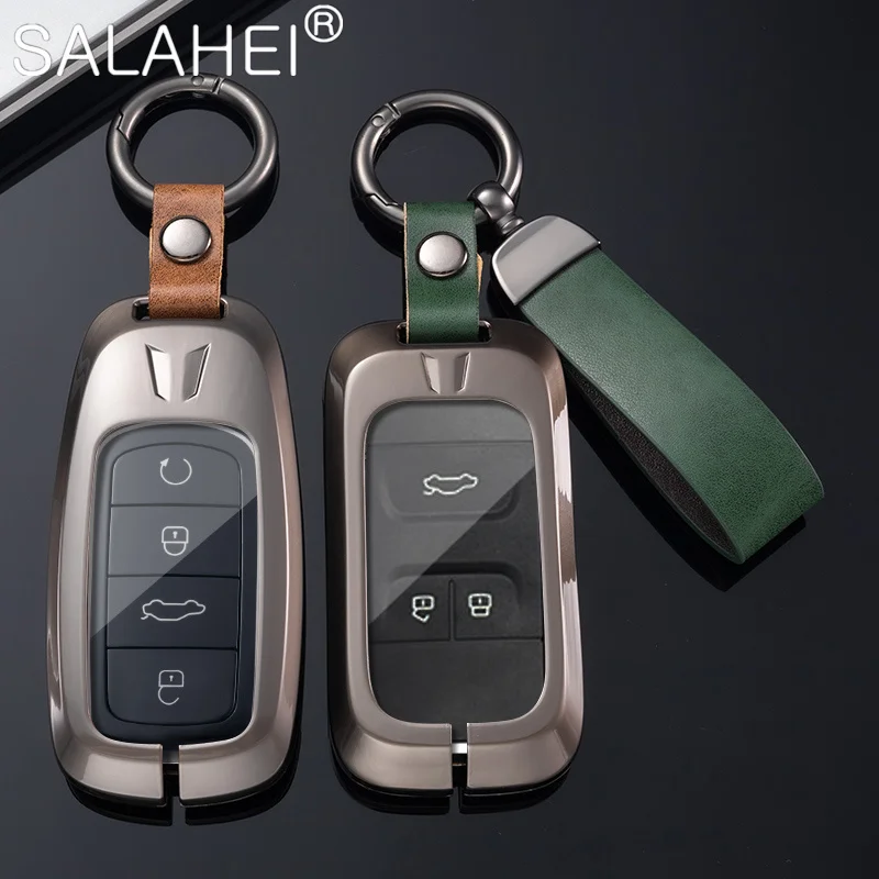 

Zinc Alloy Leather Car Key Case For Chery Omodas Tiggo 7 Plus Tiggo 8 Tiggo 8 PLUS 7 8 Pro Arrizo E3 E5 A3 A5 Gx 5x EQ7 Txl TxLx