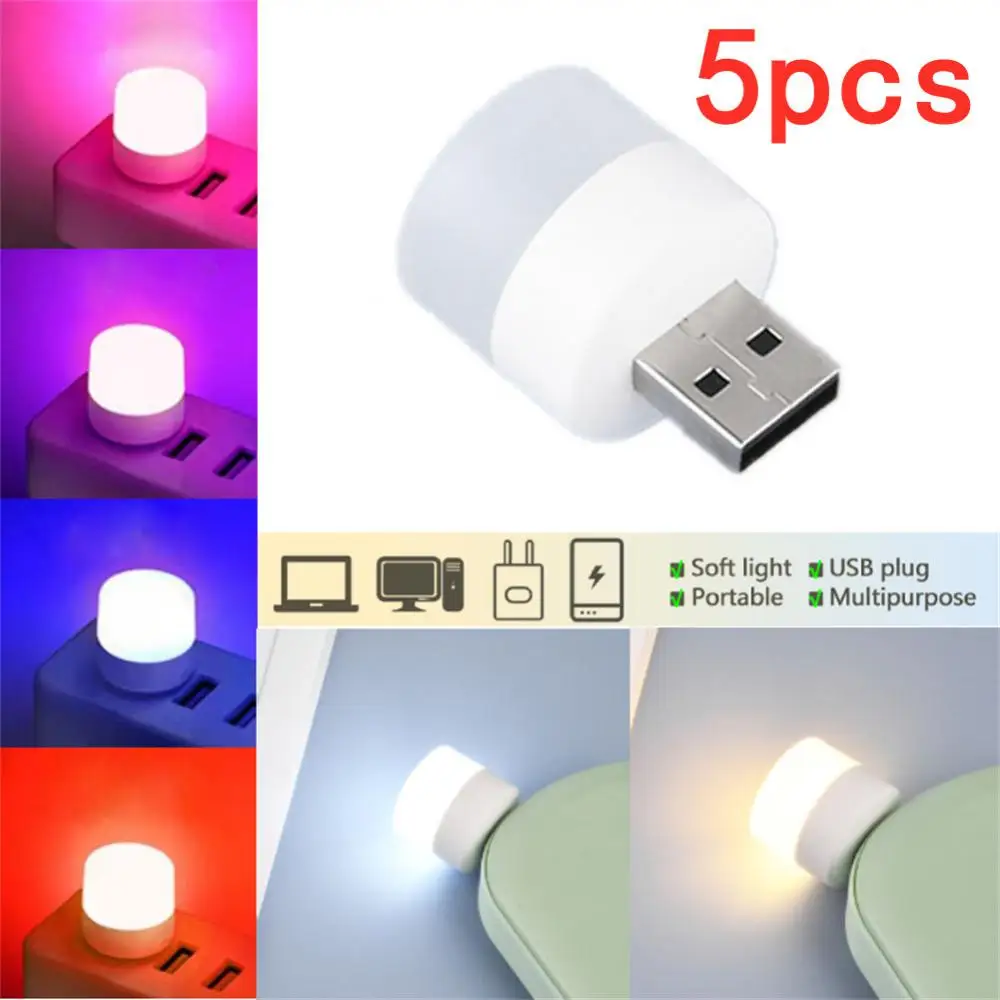 

Лампа с мини-USB-разъемом, 5 шт., 5 В, 1 Вт