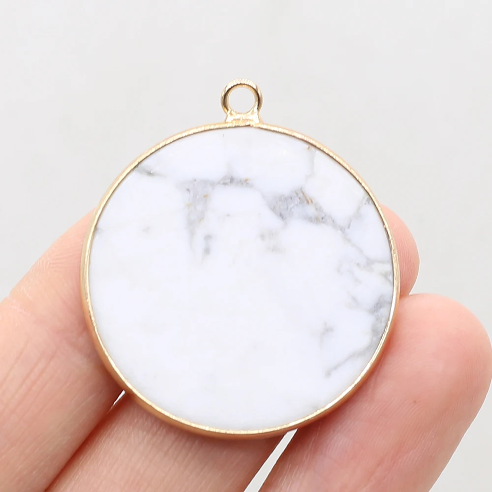 Женские круглые серьги-подвески 31x36 мм |