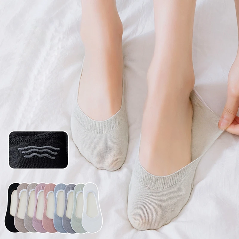 Женские носки-лодочки Летние Удобные Хлопковые невидимые короткие носки Лодыжка