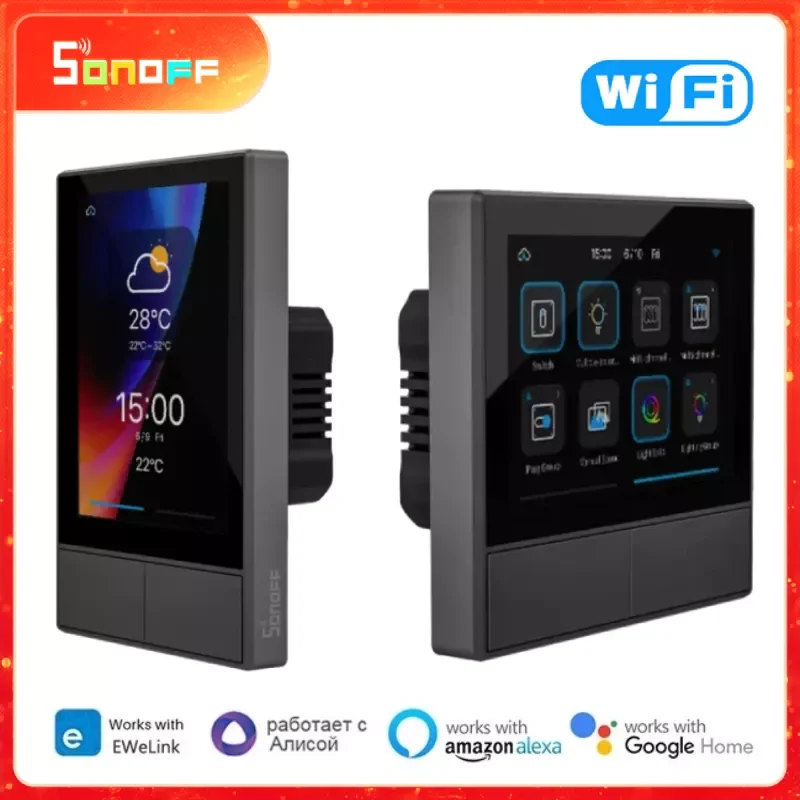 

Настенный Wi-Fi переключатель NSPanel с евровилкой/американской поддержкой