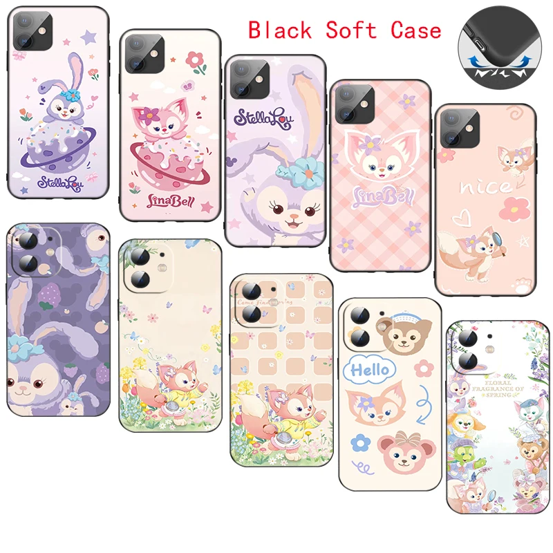 CR51 Lina bell Disney Soft Silicone Case for Samsung Galaxy A05 A05s A24 A04 A04s J4Plus A23 A13 A14 A33 A34 5G Caver
