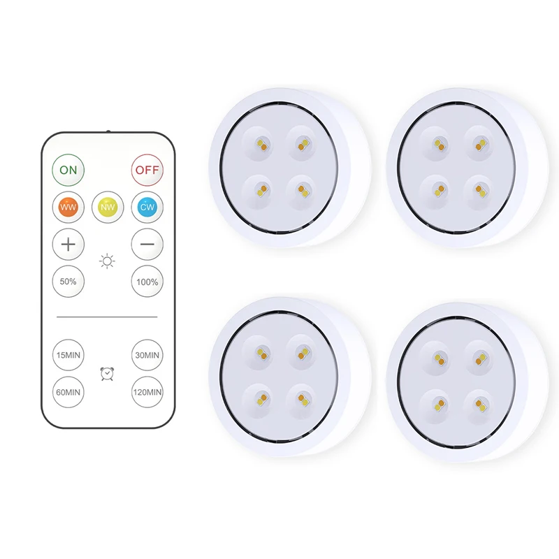 

QIUCI Беспроводной пульт дистанционного управления RGB ночник 8 шт