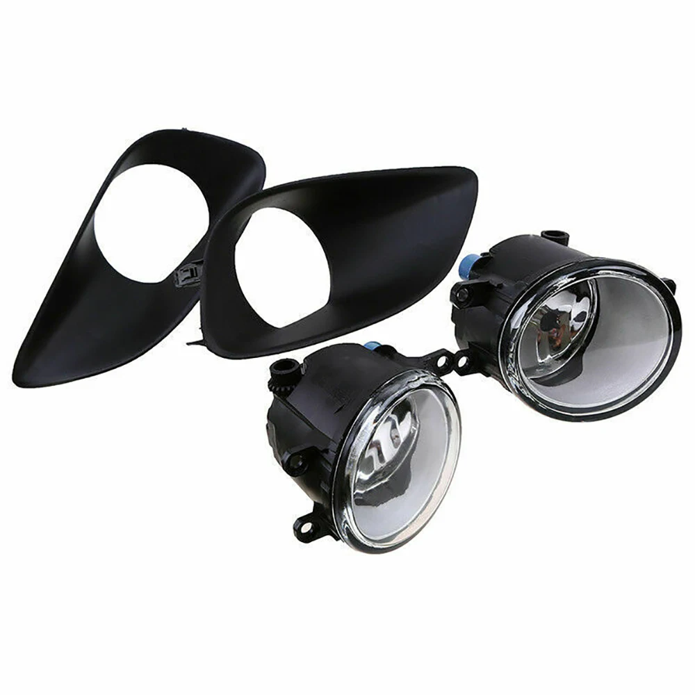 

Pair Halogen Fog Light Cover Lamp Assembly with Bulb Cable & Switch for Toyota Vios/Limo Yaris Sedan 2007-2013