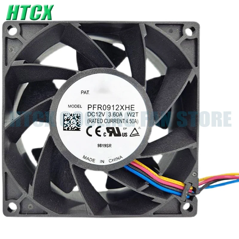 Новый PFR0912XHE-W2T 12V 3.6A 11500RPM 4-проводной охлаждающий вентилятор