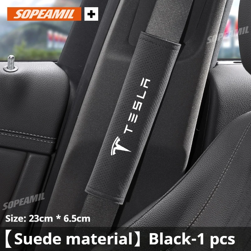 

Для Tesla Model 3 Model Y Model S Model X Cybertruck Roadster Автомобильный ремень безопасности Наплечник Замшевые ремни безопасности плечевой протектор