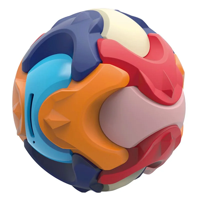 

Children Casual Toy Assembled Coin Bank Early Childhood Education Disassembly Building Block Ball Luban Building Block Ball