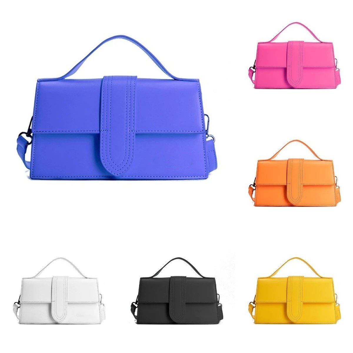 

2023 Trend Luxury Designer Women Crossbody Shoulder Flap Bag Leather Square Tote Shopping Bags Female Makeup Messenger Handbags