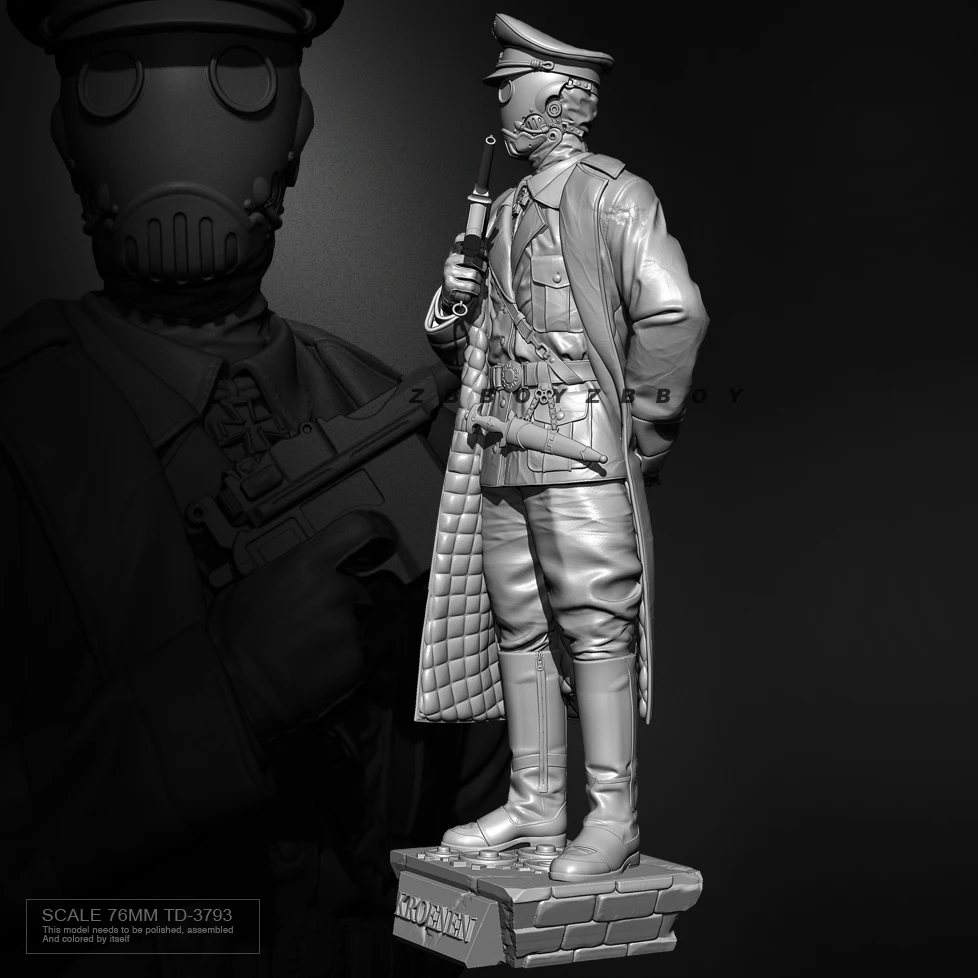 Наборы моделей из смолы 76 мм бесцветная и самособранная фотография