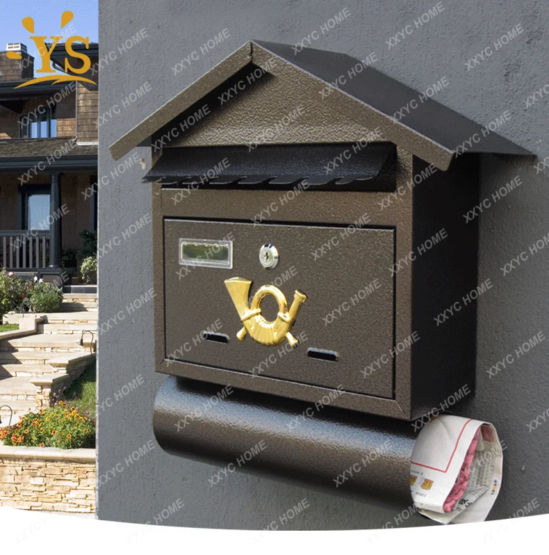 Почтовый ящик открытый бытовой газетный почтовый коробка для предложений с