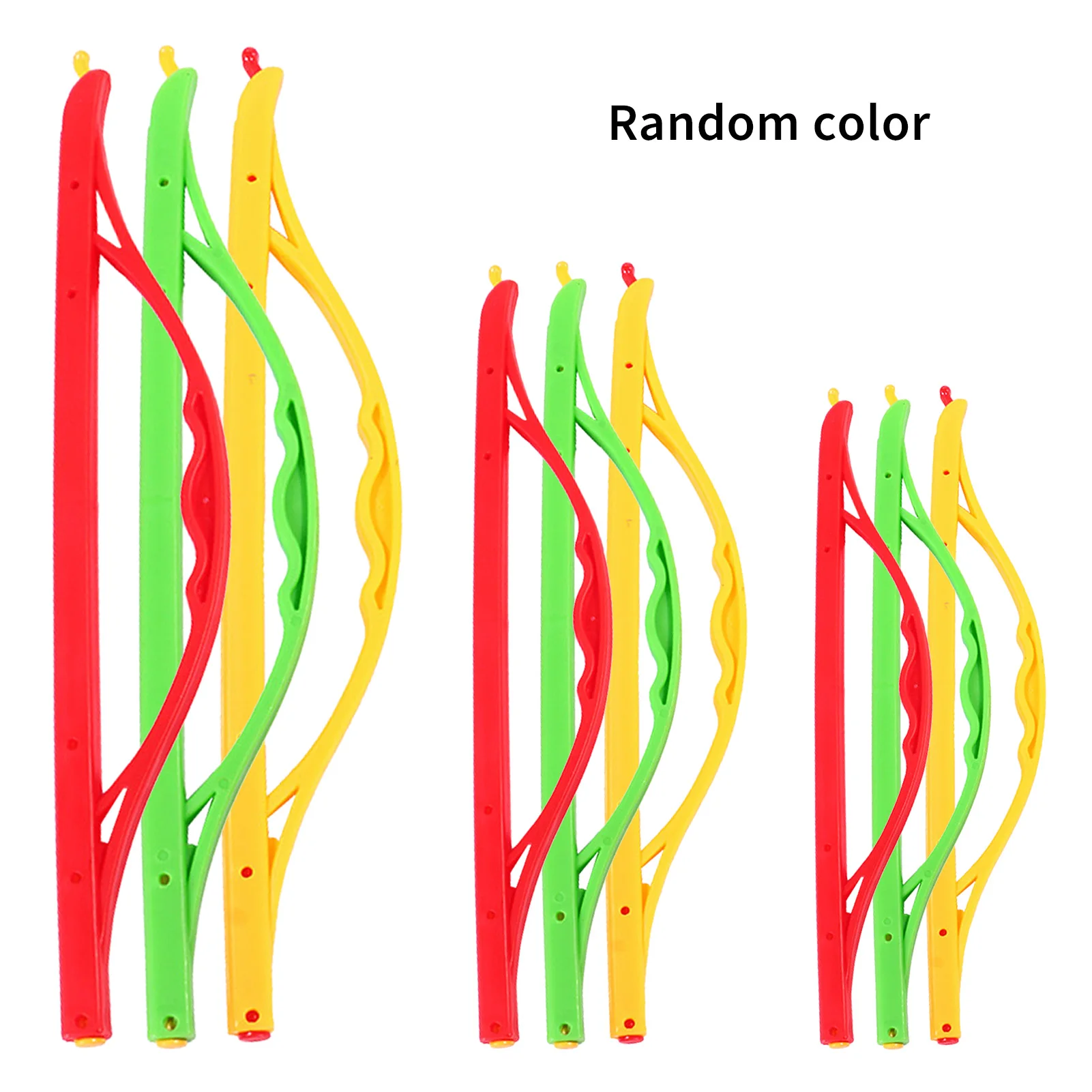 

9pcs Snack Chips With Handle For Food Reusable Portable Kitchen Home 3 Sizes Random Color Bag Clip Plastic Sealing Clamp