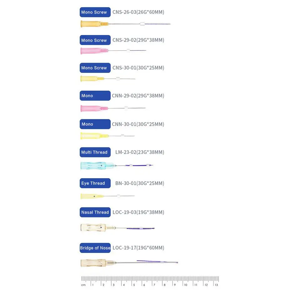 Корея Pdo PCL резьба 20 шт. моно винтовой Cog молдинговая сетка с несколькими нитями