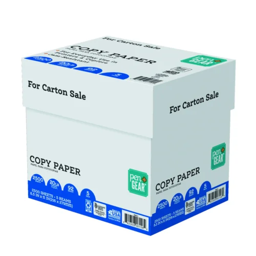 

Copy Paper Printer Paper High Quality White 8.5" x 11" Standard Size 2500 Sheets