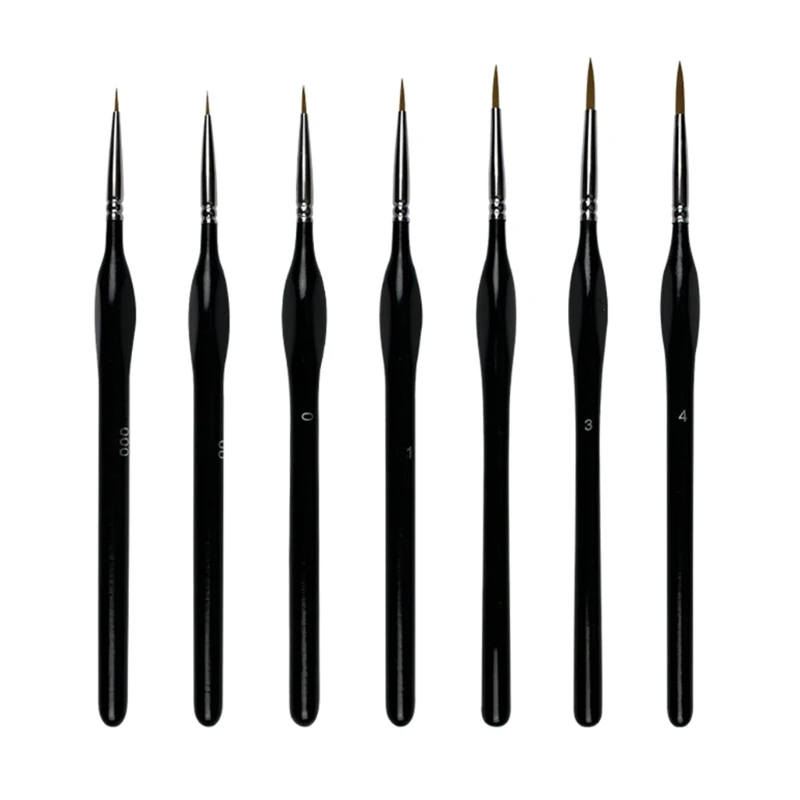 

Detail Painting Brushes Set Miniature Brushes for Scale Model Painting