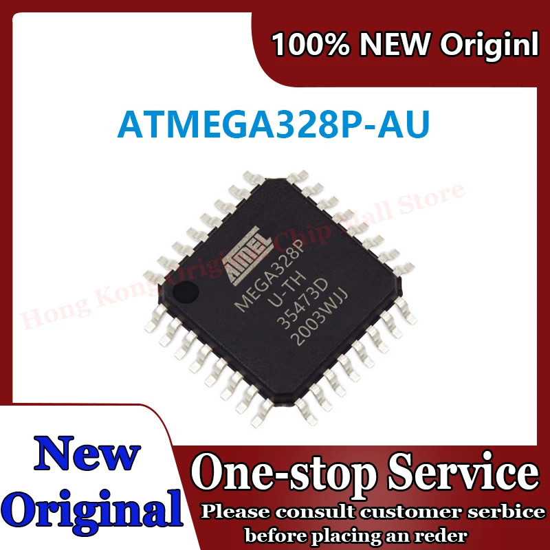 

（1 piece）NEW Originl TQFP-32 ATMEGA328P-AU ATMEGA328P SOP32 Microcontroller Original Integrated Circuit SMD IC MCU ATMEGA328P-U