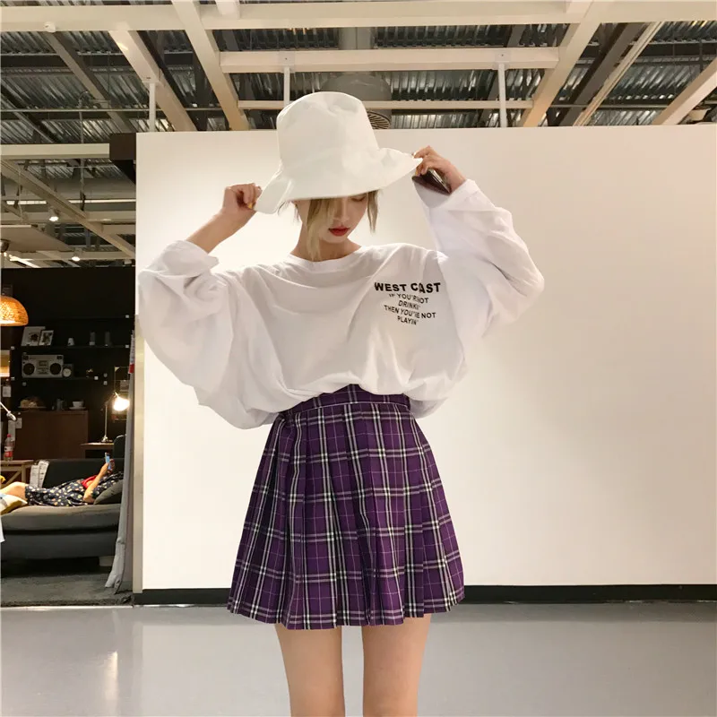 

DAYIFUN 2022 Letter Printing O-Neck Loose T Shirts Women Tops Korean Fashion Long-sleeves Streetwear Chic Style Y2k Clothes Tees