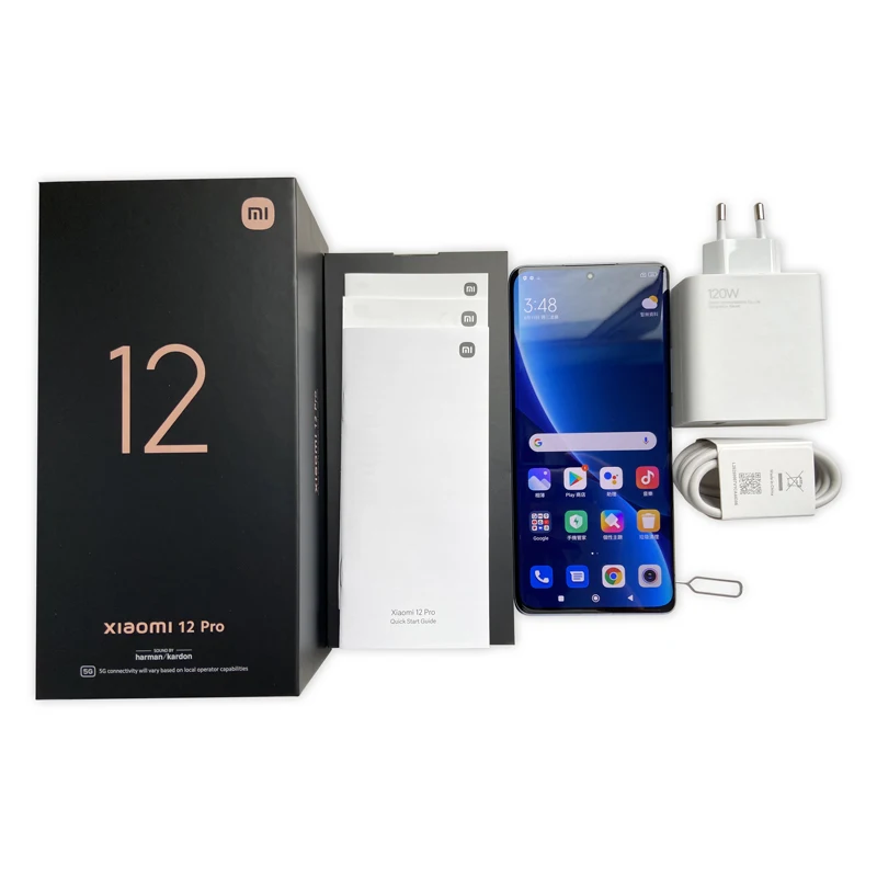 Kup Wersja Globalna Xiaomi 12 Pro 5G Smartphone 12GB + 256GB Snapdragon 8 Gen 1 Octa Core 120Hz Odśwież 50MP Kamera 120W ładowanie