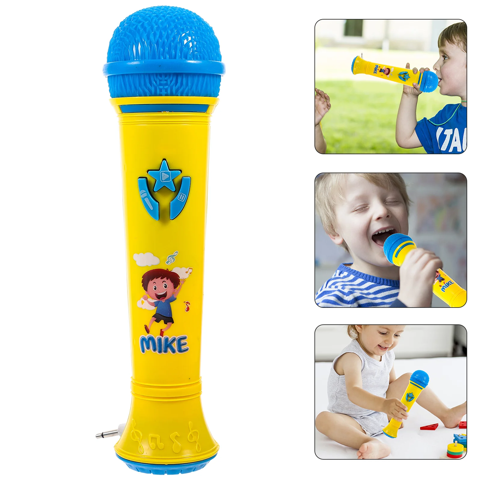 

Kids Microphone with Long- Recoding and Voice Change Function Microphone for Boys Party Favors ( )