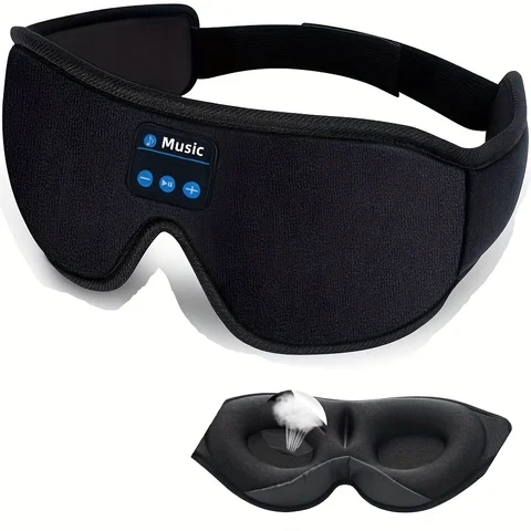 3D Музыкальная маска максимальный комфорт для сна с этим стандартным блокировкой EyeMask с беспроводными наушниками-идеальный подарок