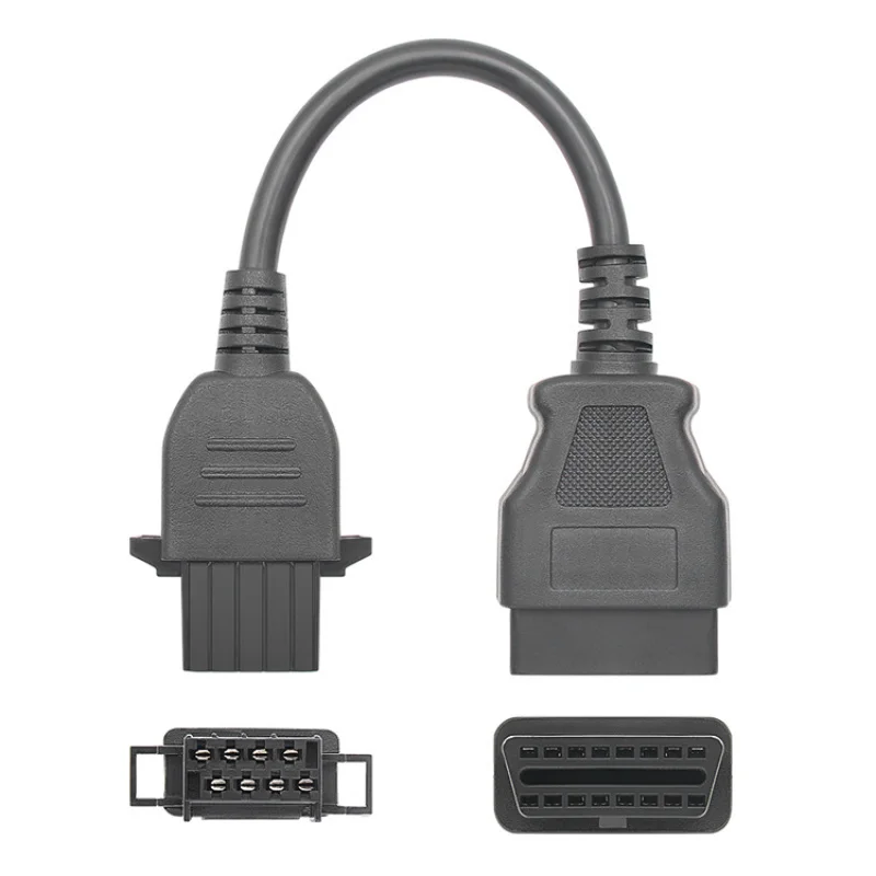 Фото Переходник-адаптер OBD/OBD2 с 8-контактного на 16-контактный разъем для диагностического сканера Volvo №1