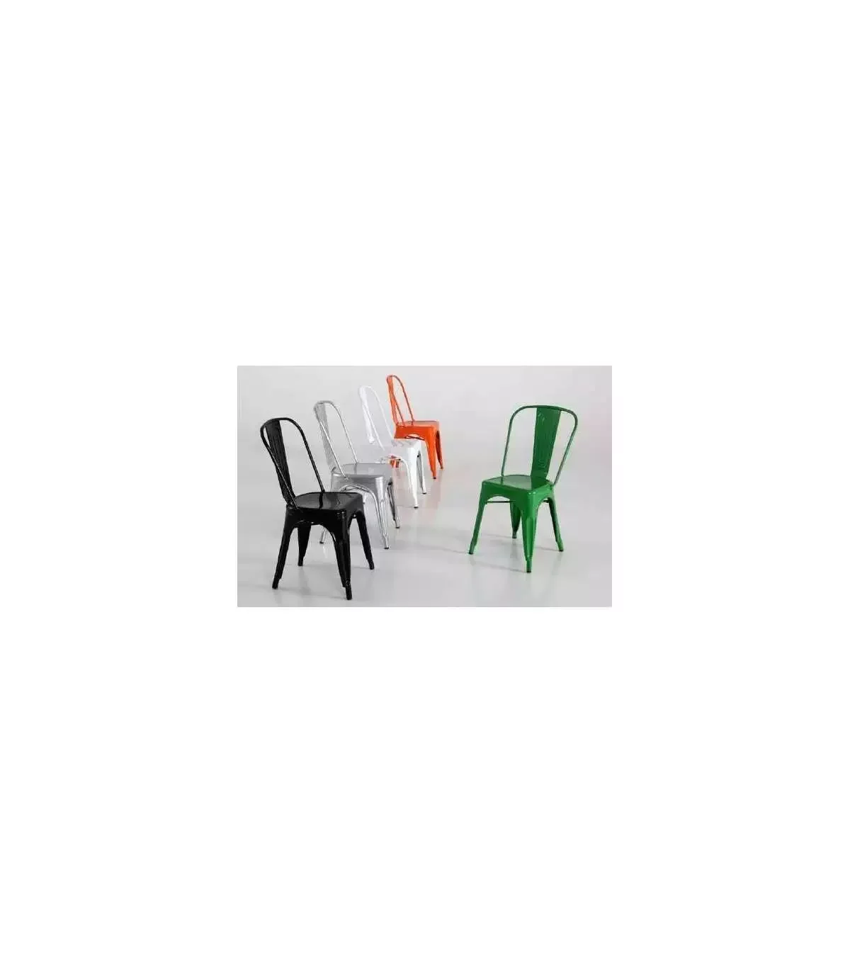 

NEW2023 Kitchen chairs metal chair in finishes in various colors 86 cm (height) 44 cm (width) 47 cm (length) KitCloset