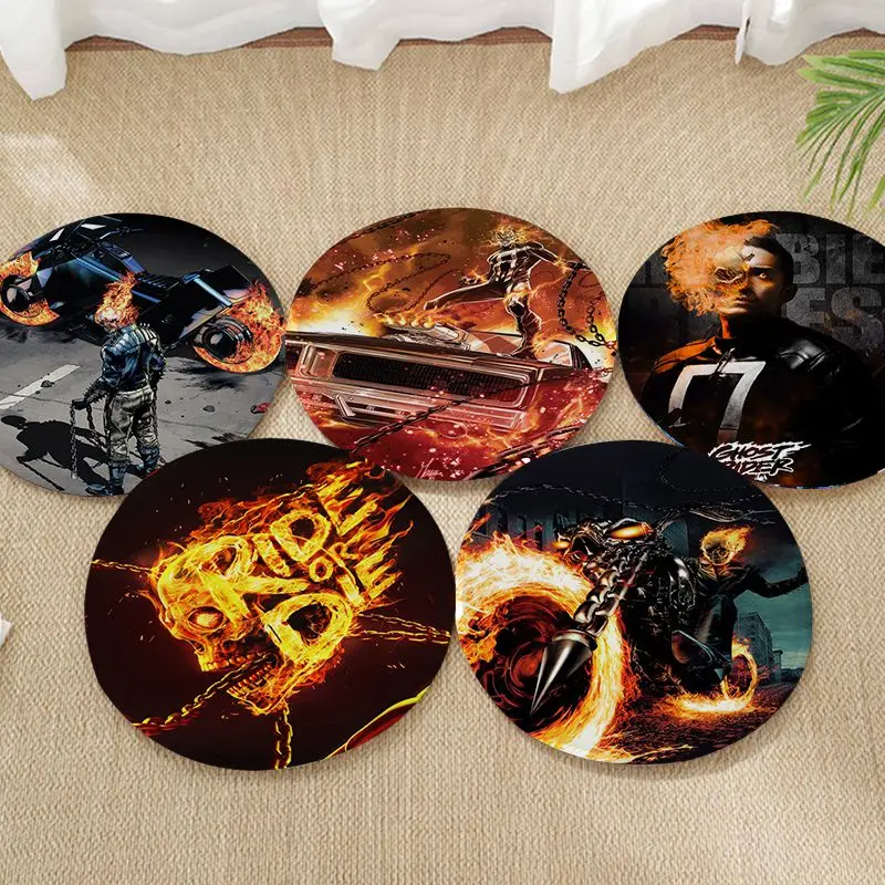 

Disney Ghost Rider Square Seat Cushion Office Dining Stool Pad Sponge Sofa Mat Non-Slip Outdoor Garden Cushions