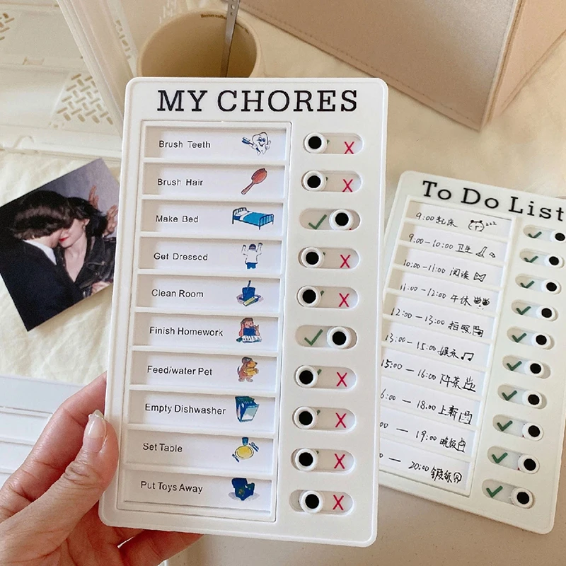 New Reusable Memo Checklist Check Plan Memorandum Daily Planner Task Pad Home Office Schedule Chart For Elderly Child Note Board