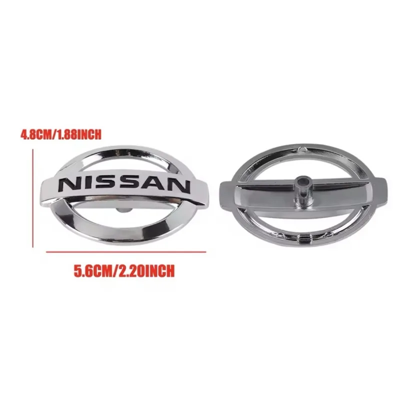 

ABS автомобильный руль центральная эмблема логотип наклейка для Nissan Nismo GTR Juke Versa Almera Xterra Qashqai