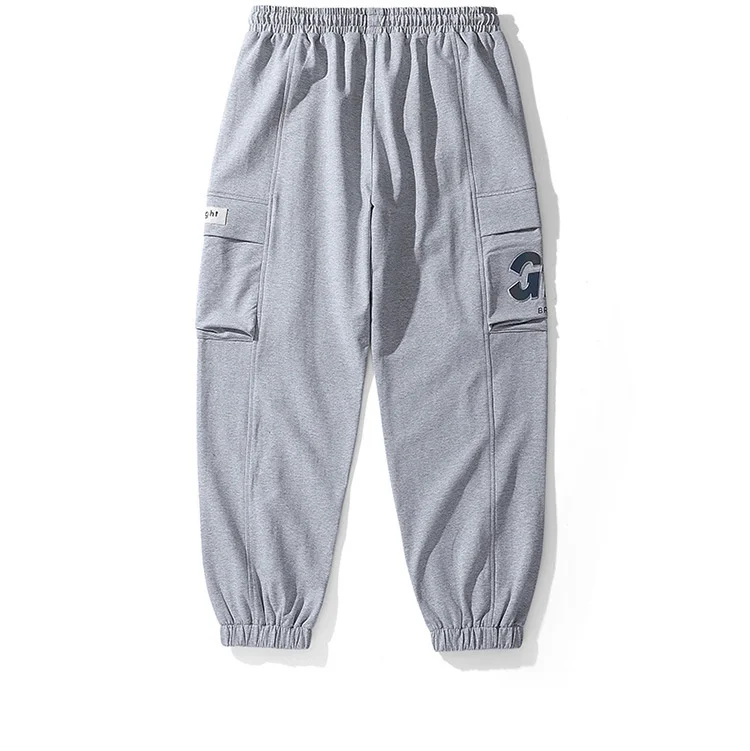 

Sensir21 Knitted High Street Sweatpants Men's Autumn Loose Casual Pants