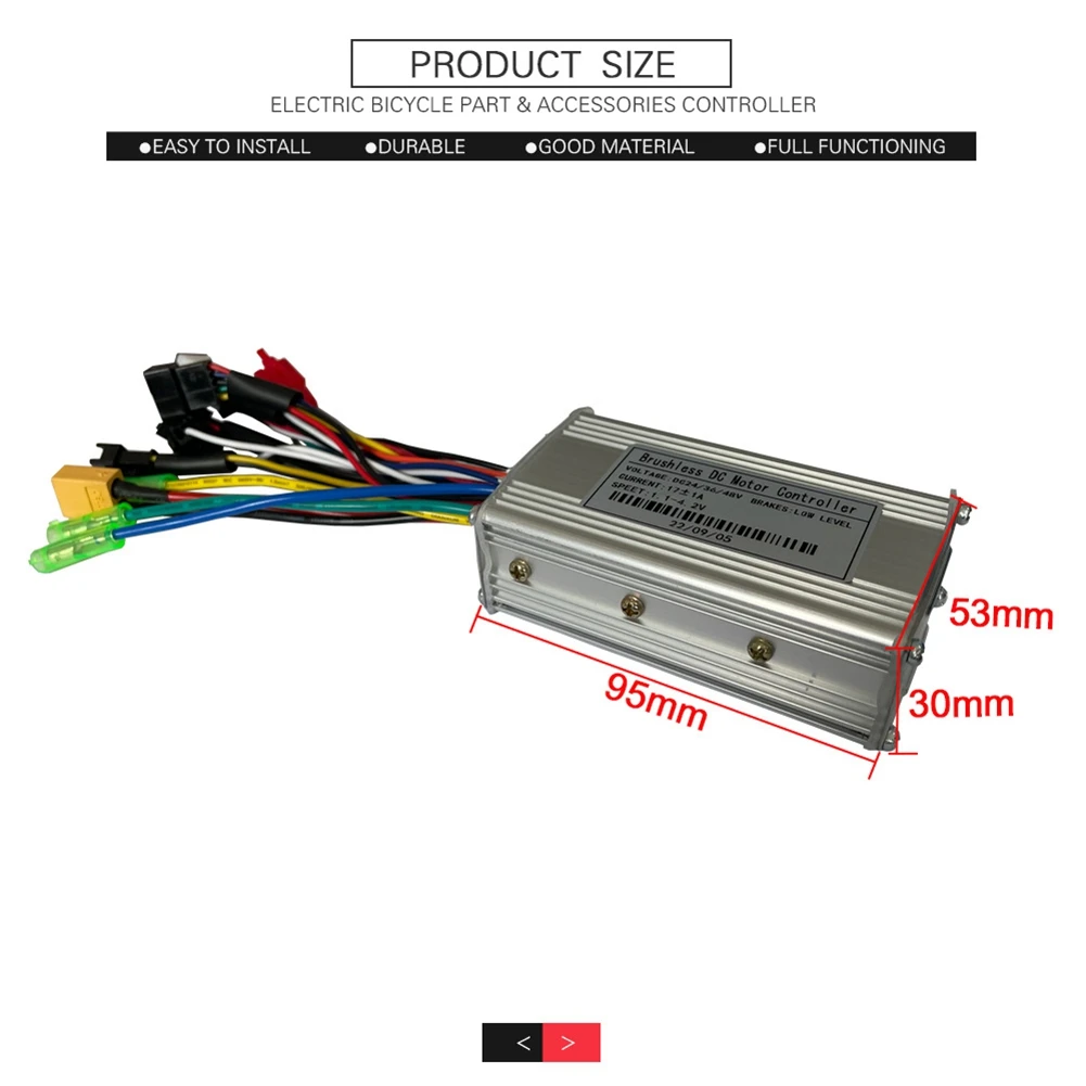 

24V 36V 48V 250W 350W E-Bike LCD Display Meter S800 LCD Display 17A Three-Mode Sine Wave Controller