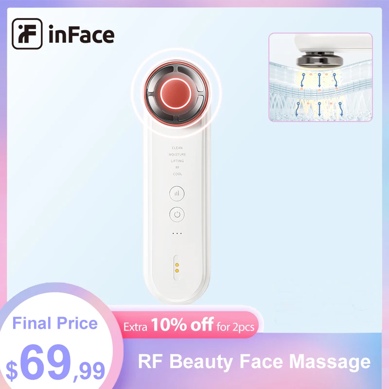 

inFace RF Face Massager Microcurrents Skin Care Facial Radiofrequency Tightening Lifting Machine Wrinkle Removal Beauty Devices