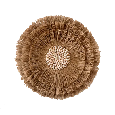 

Scandinavian straw rope Wall Nordic Style Handmade Wall Decorative Wall Hanging Wall decoration straw Hemp rope mirror