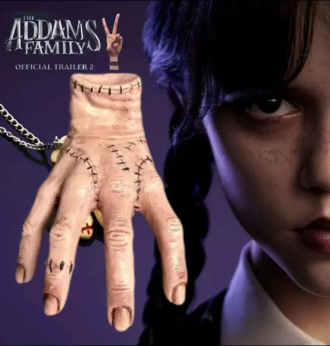 Реквизит ужасов на Хэллоуин 2024 сломанные руки ужас среда семья Адамс латексная