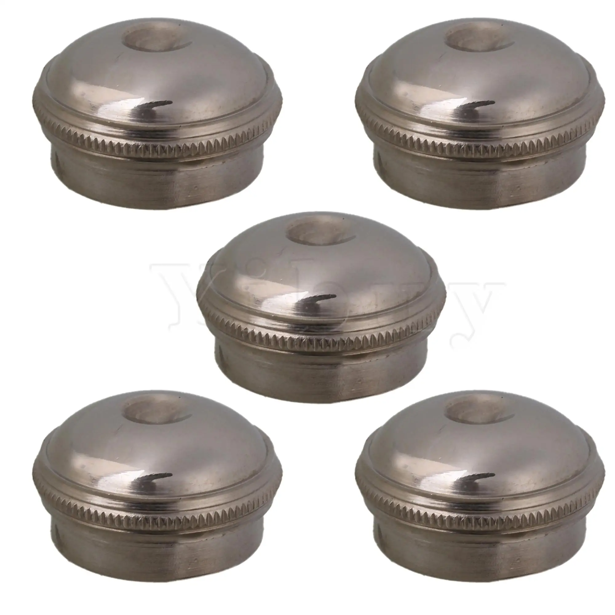 

Yibuy 5Pcs 18.5 x 11mm Crown Head Headjoint Screw Cap for Flute Repair Parts