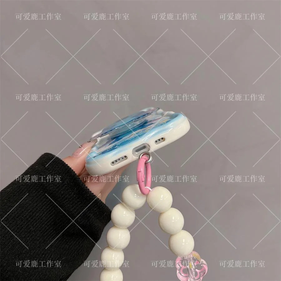 Ститч 3D волна кронштейн браслет для телефона планшетофон OPPO Reno 11 F 8 T 7 Z 6 5 4 Pro F23 F11 F9