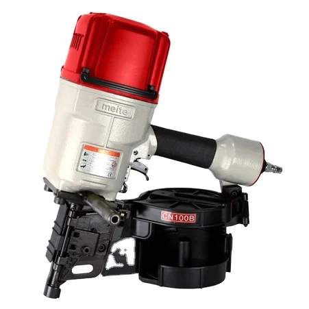 meite CN100b Pneumatic power tool Coil Siding Fencing Coil  Nailer Nail Gun Inch Air for 65-100mm
