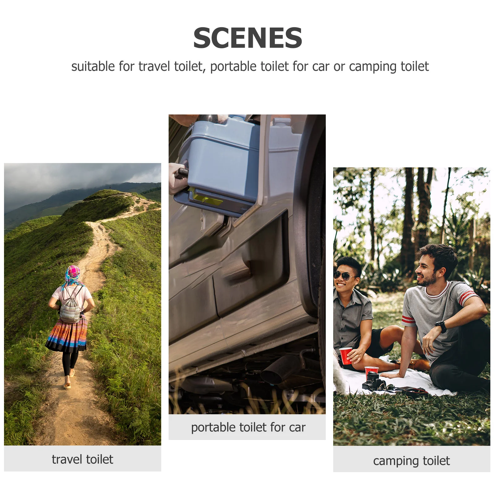 Рисунок 6 - Автомобильный складной туалет для