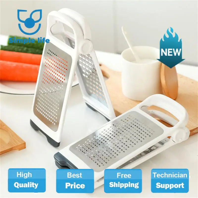 

Grater Stainless Steel Portable Split Butter Cut Home Grinder Tool Vegetable Fruit Tool New Practical Folding Grinder Kitchen