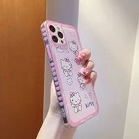 hello kitty love for girls phone case for iphone 13 12 11 pro max mini xs 8 7 6 6s plus x se 2020 xr cover gift