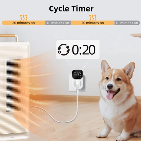 Умная розетка Kebidu для цифрового регулятора температуры Tuya