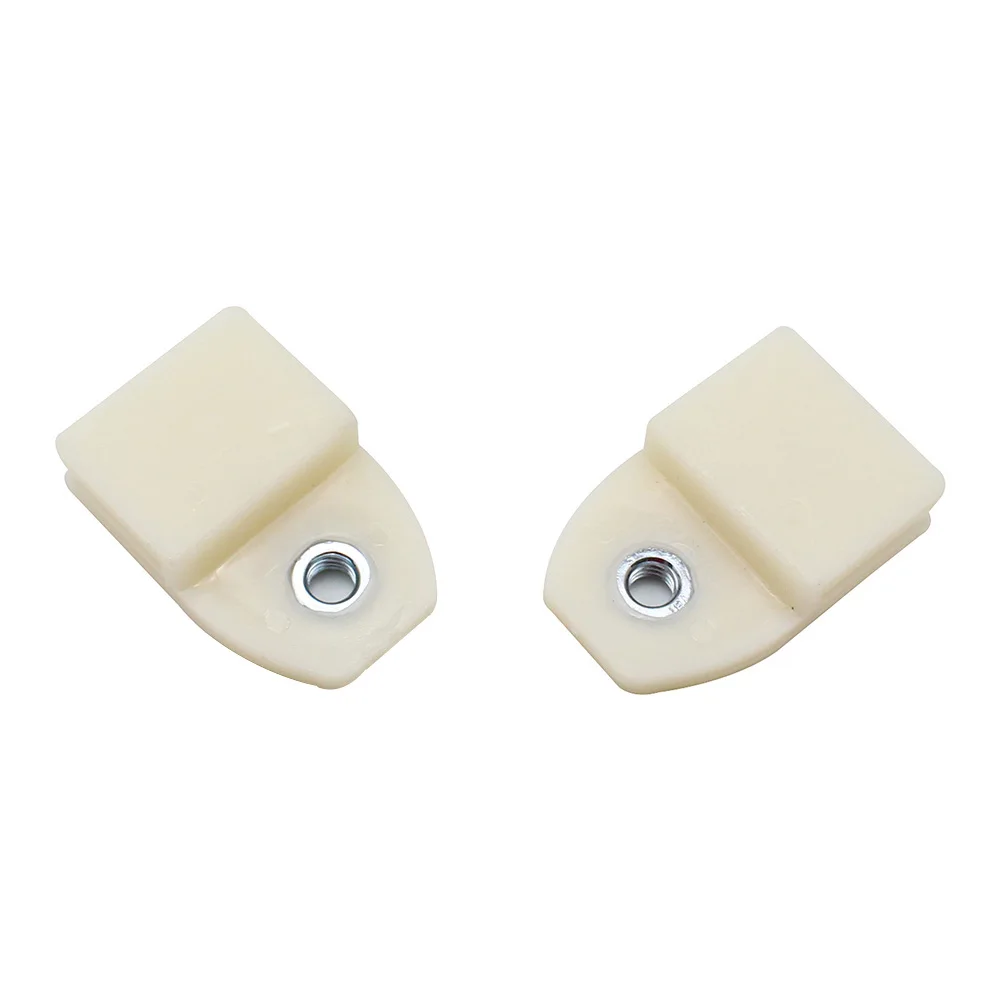 

Brand New Glass Channel Clips 2pcs/set Car Door Window Channel Sash Clips U26 Fit For Honda CIVIC Plastic White