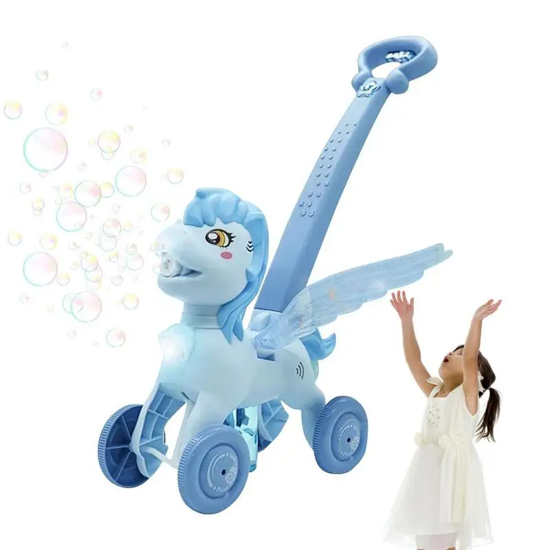 

Bubble Lawn Mower Music Lights Bubble Lawn Mower Automatic Blower Push Cart Toys For Preschool Kids Boys Girls Aged 3 4 5 6 7 8