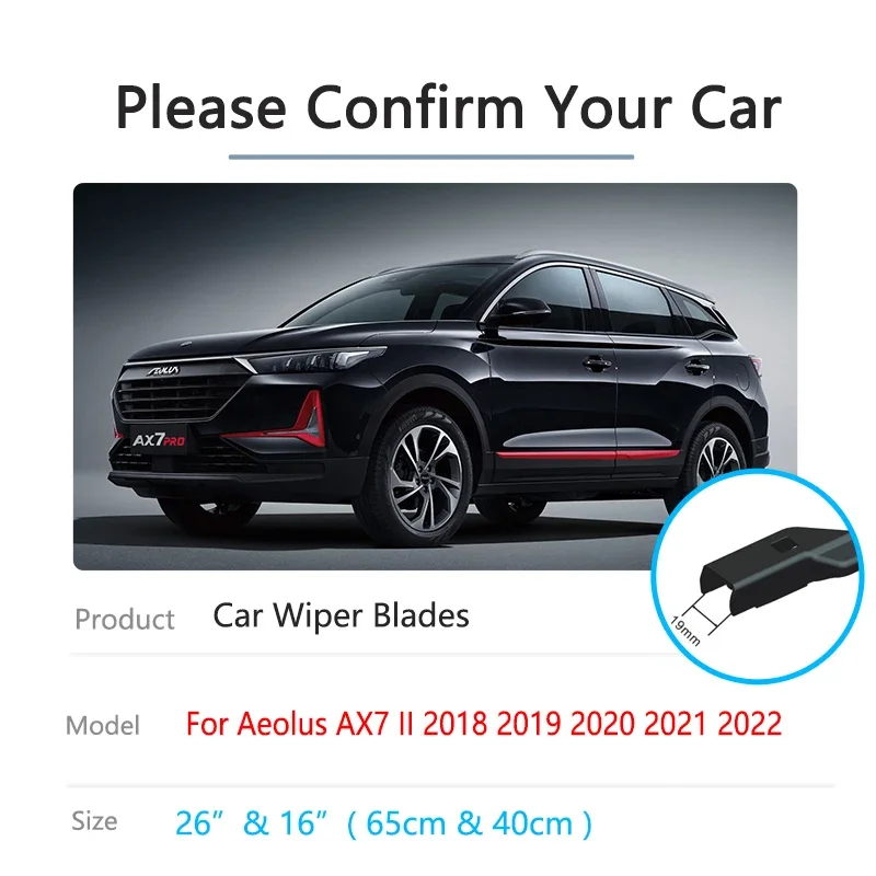 Стеклоочистители для очков DongFeng Aeolus AX7 II 2018 2019 2020 2021 автомобильные запасные
