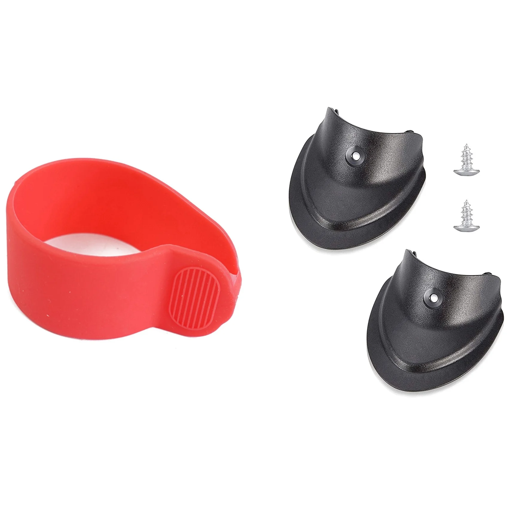 

Front & Rear Fenders Fish Tail Mud Splash Prevention Mudguard Bracket with Scooter Thumb Throttle Accelerator Case