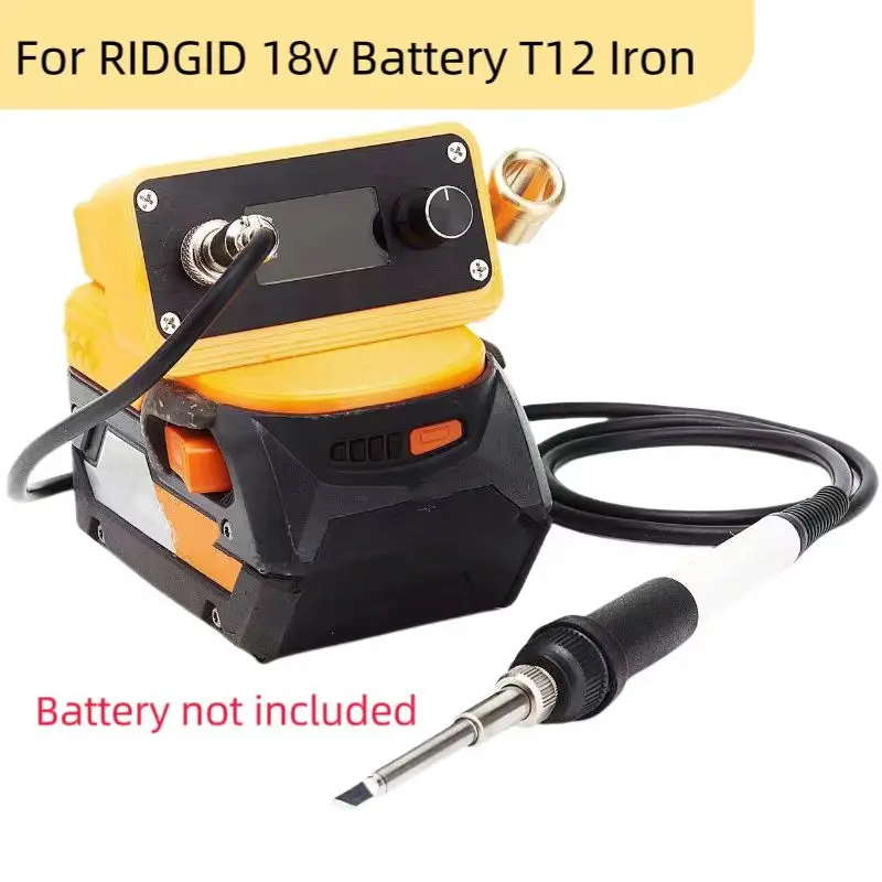 

T12 soldering iron series soldering iron head welding tools are suitable for RIDGID AEG lithium batteries (Battery Not Included）