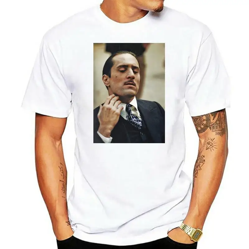

Godfather 2 De Niro Vito Corleone Mafia Classic Movie Fan T Shirt