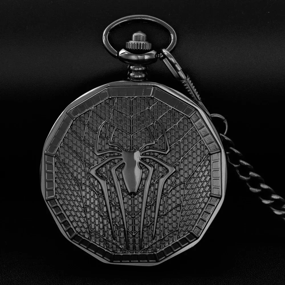 Винтажные римские цифры Паук Сва Механические карманные часы с ручным заводом