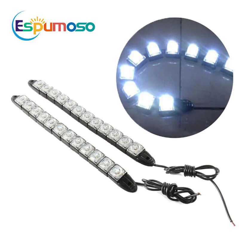 

Гибкие глютонозные дневные ходовые огни, подсветка, автомобильные светодиодсветодиодный дневные ходовые огни, модифицированные 6-9Lights