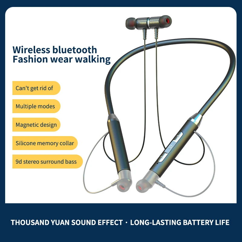 

Wireless Headphones TWS Music Earphones Bluetooth 5.0 Gaming Headsets Sport Waterproof Earbuds For IOS Android, 20H Playtime 005